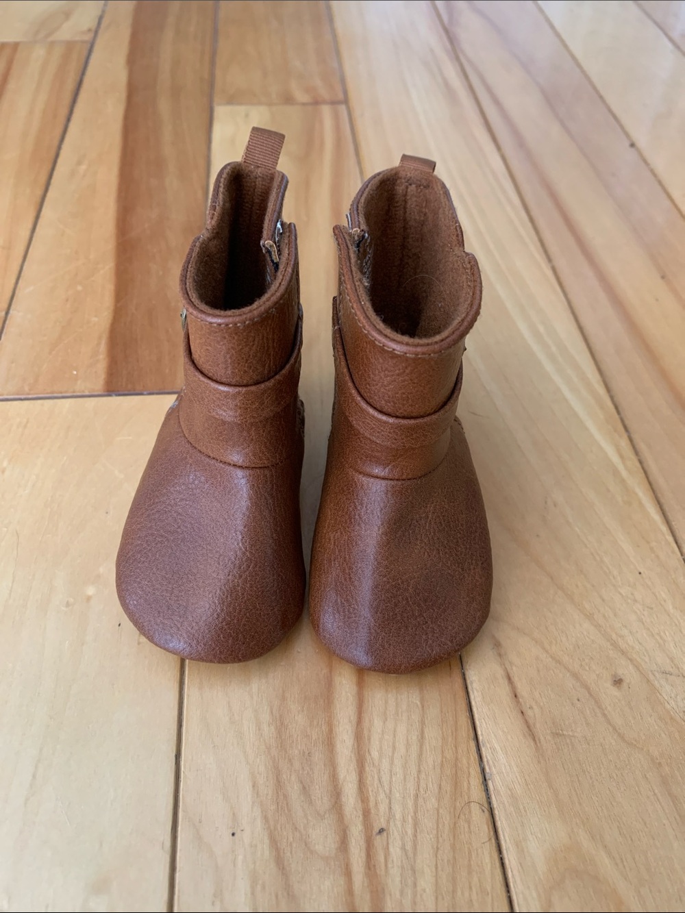 Old Navy Toddler Brown Faux Leather Booties